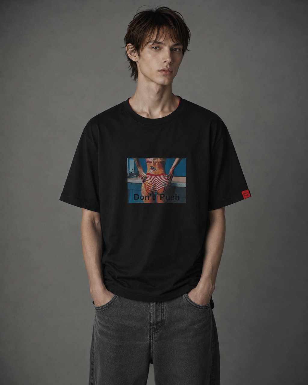 Hands Off Stripes TEE