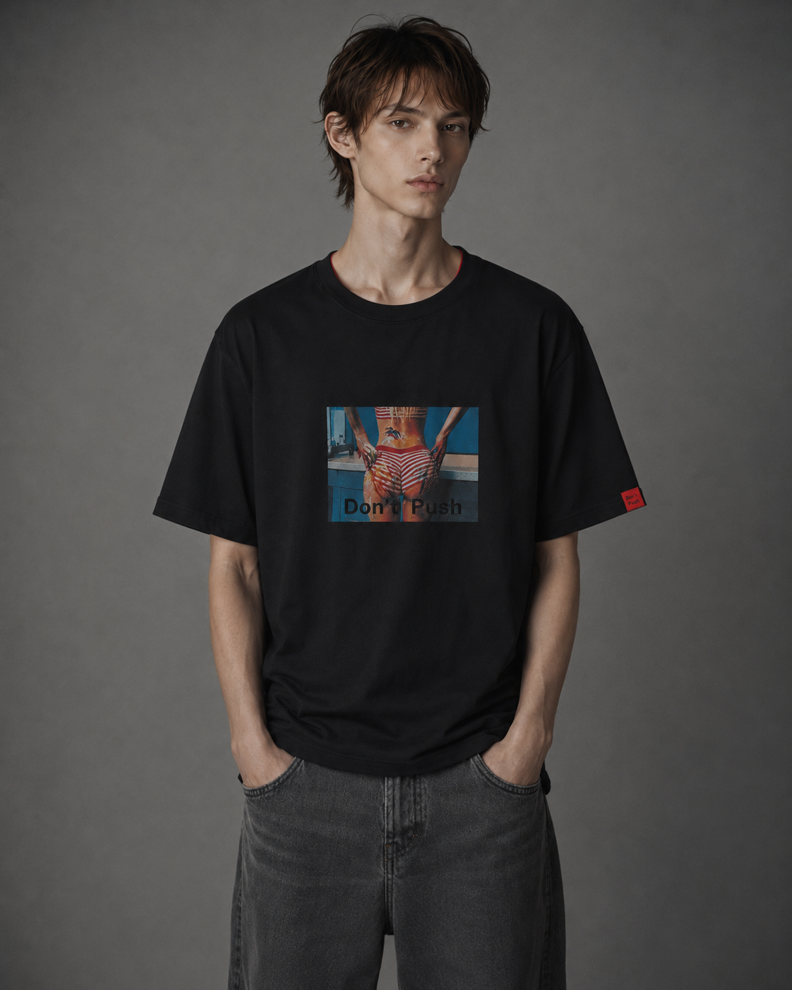 Hands Off Stripes TEE