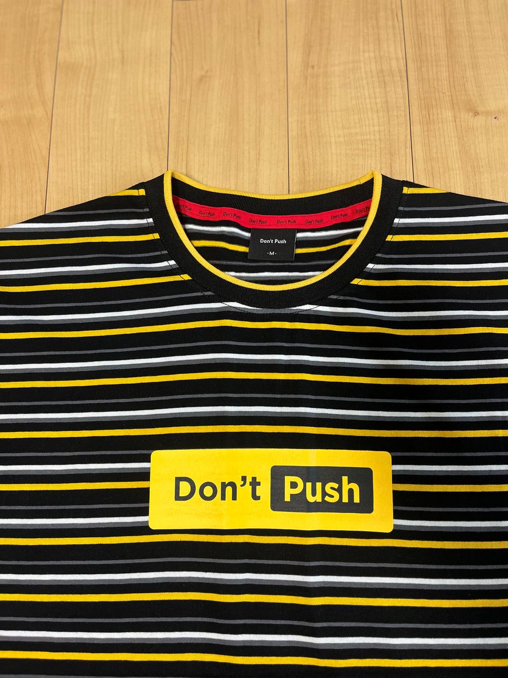 Yellow Box Stripe TEE