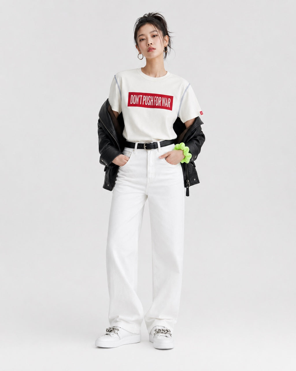 Don't Push For War Graphic T-Shirt