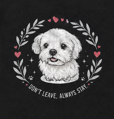 Don't Leave Puppy TEE