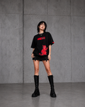 Cyber Miao Cat Print TEE