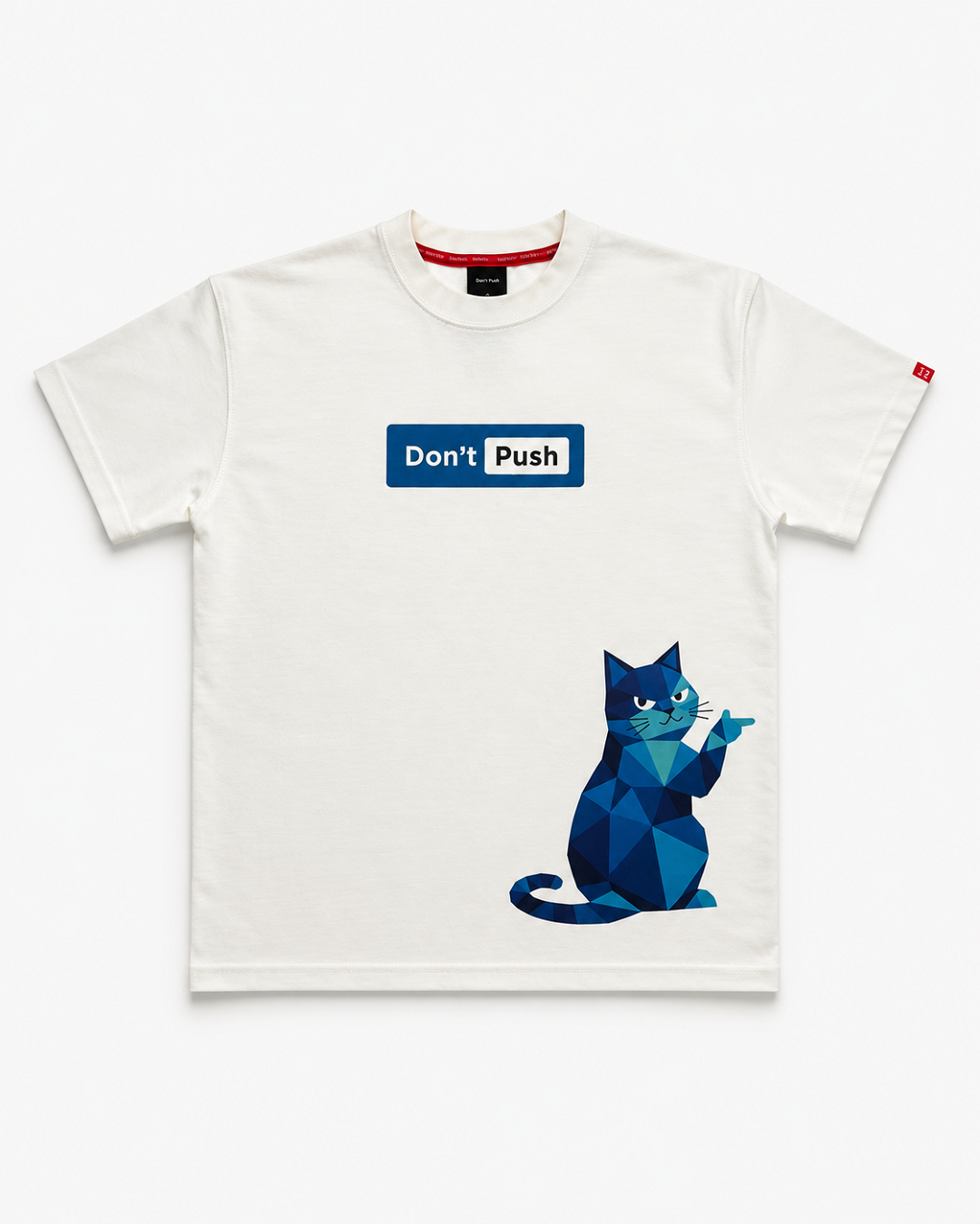 Cyber Miao Cat Print TEE